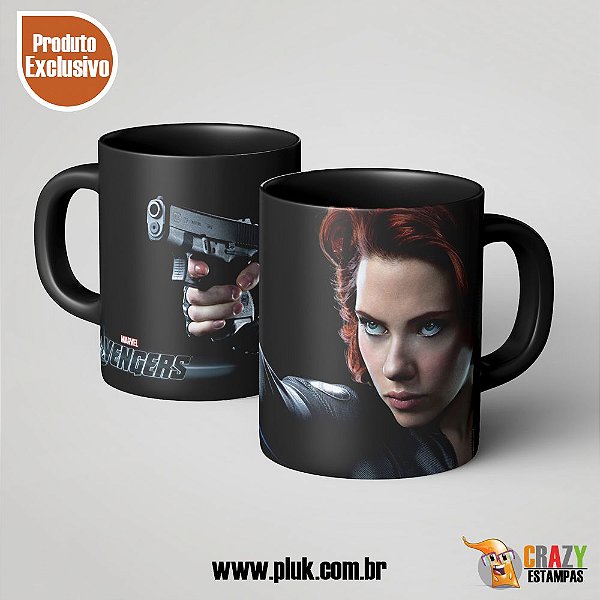 Caneca Viuva Negra - Série Marvel