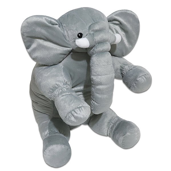 Travesseiro Almofada Elefante Cinza