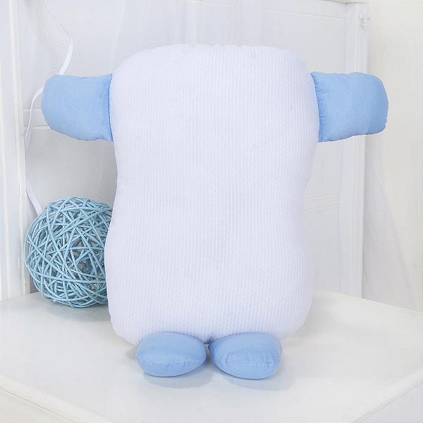 Travesseiro Soninho Com A Inicial Do Bebê Azul Bebê