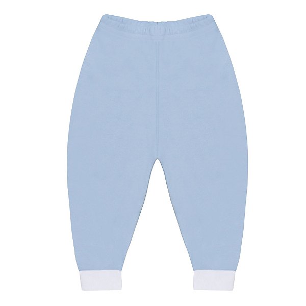 Calça de Malha para Bebê Menino Príncipe Azul