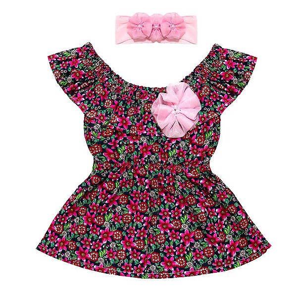 Vestido Ciganinha | Mega Loja do Bebê - Mega Loja do Bebê - Enxovais para  Bebê, Kits Berço, Kit Cama Babá, Cortinas, Roupinhas...