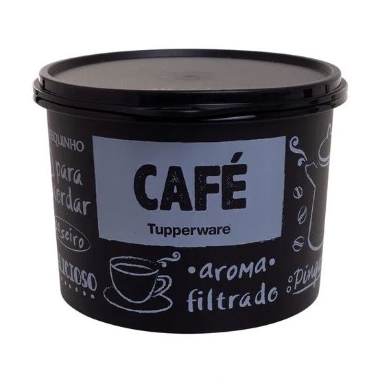 TUPPERWARE TUPPER CAIXA CAFÉ PB 700 GR