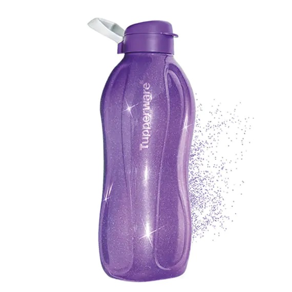Garrafa Tupperware  Eco Tupper Plus Uva Glítter 2 Litros