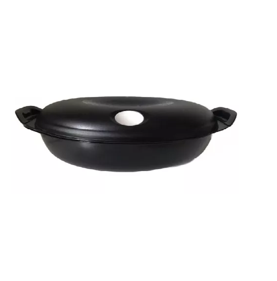 Tigela Cristal Pop Oval Tupperware 1,1 L Preto