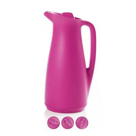 Tupperware Garrafa Térmica Rosa 1 lt