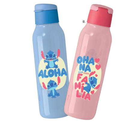 Garrafa Eco Tupper Plus Stitch Ohana 750 ml