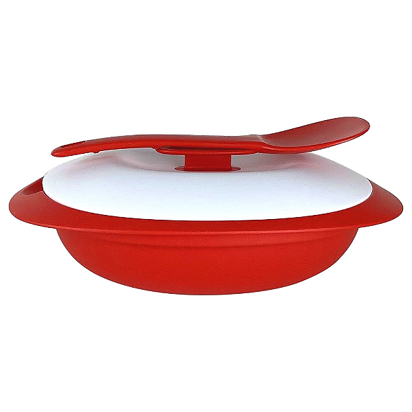 Travessa Mágica Tupperware com colher Vermelha 1,8 L