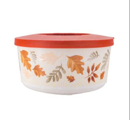 Tigela Ilúmina Folhas Secas Tupperware 550ml