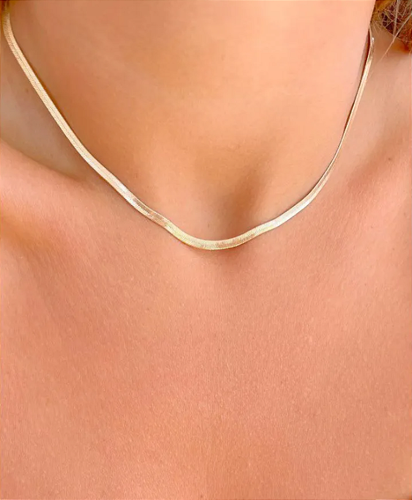 Colar Corrente Fita 3mm
