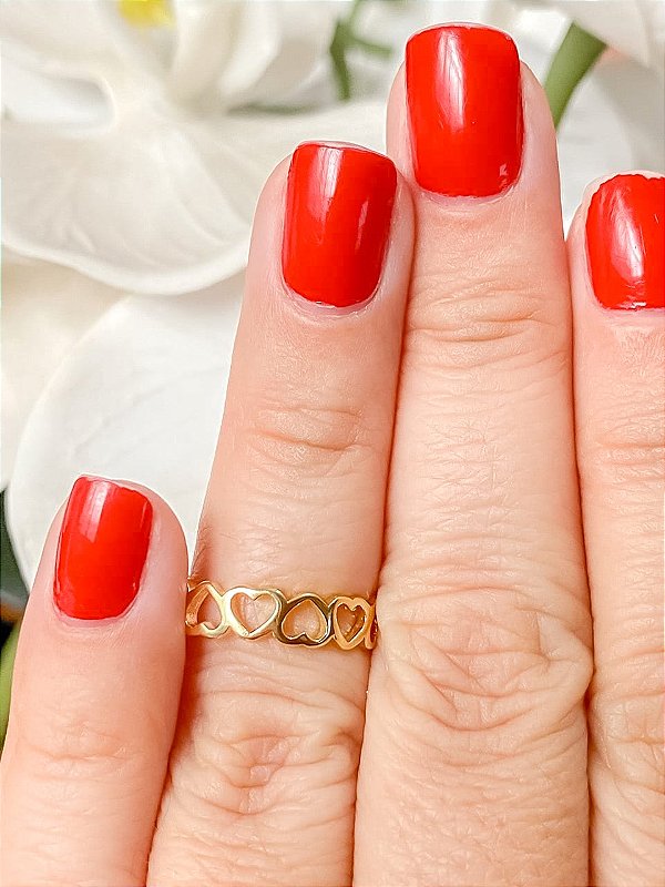 Anel de Falange Aro Coração