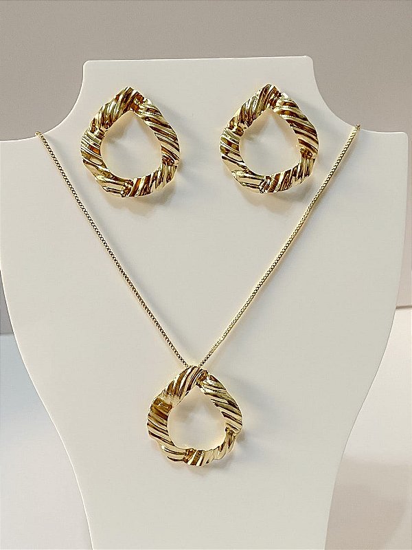 Conjunto Orgânico Gota Martelada