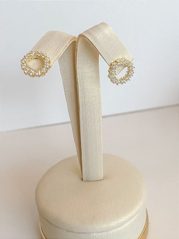 Brinco Guirlanda Cravejado em Zircônias