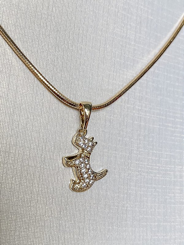 Colar Cachorrinho Cravejado em Zircônias