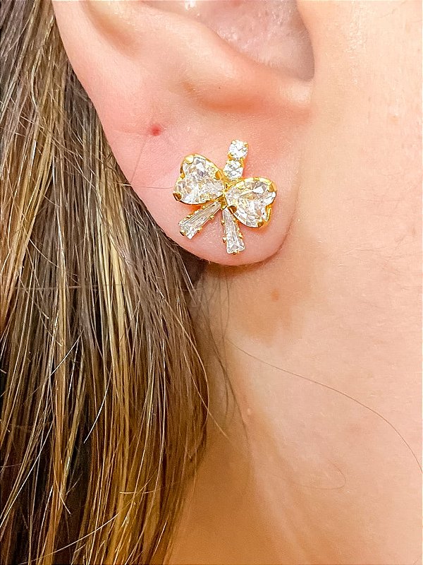 Brinco Laço de Zircônia