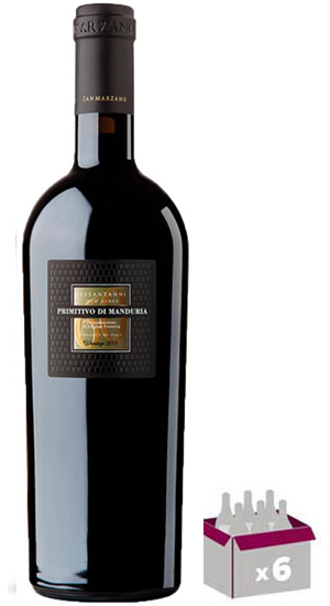 KIT 6 Grfs - San Marzano 60 Sessantanni Old Vines Primitivo di Manduria 2019