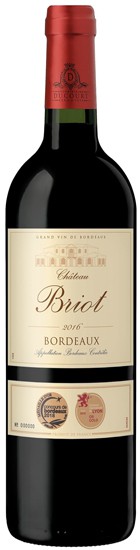 Château Briot Bordeaux Grand Vin 2016 WE-90Pts