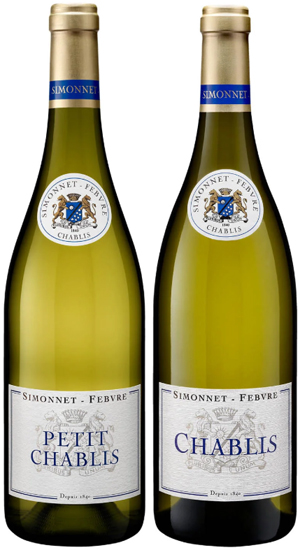 Box Chablis Maison Simonnet-Febvre  - Kit C/ 4 garrafas