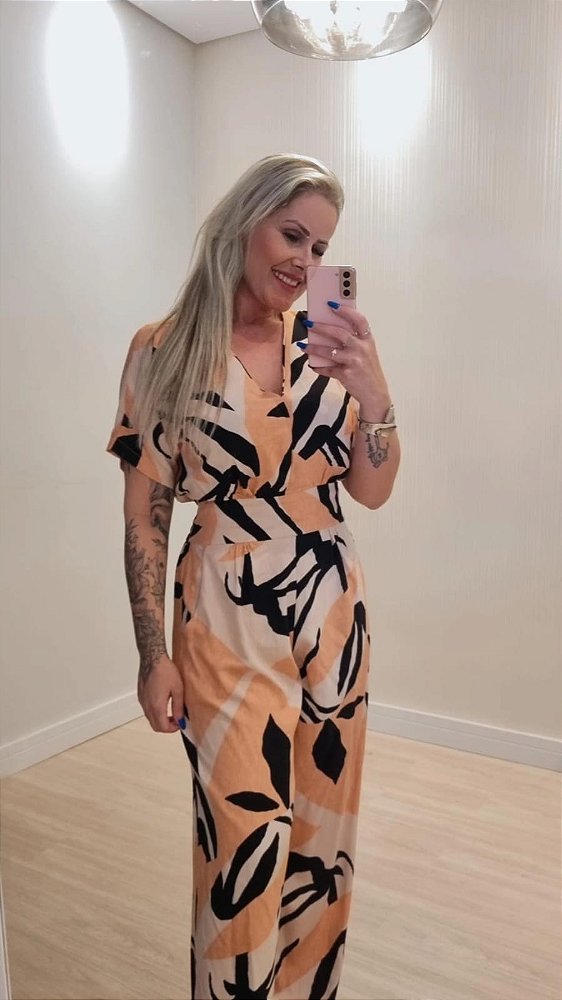 Macação Estampado Adele