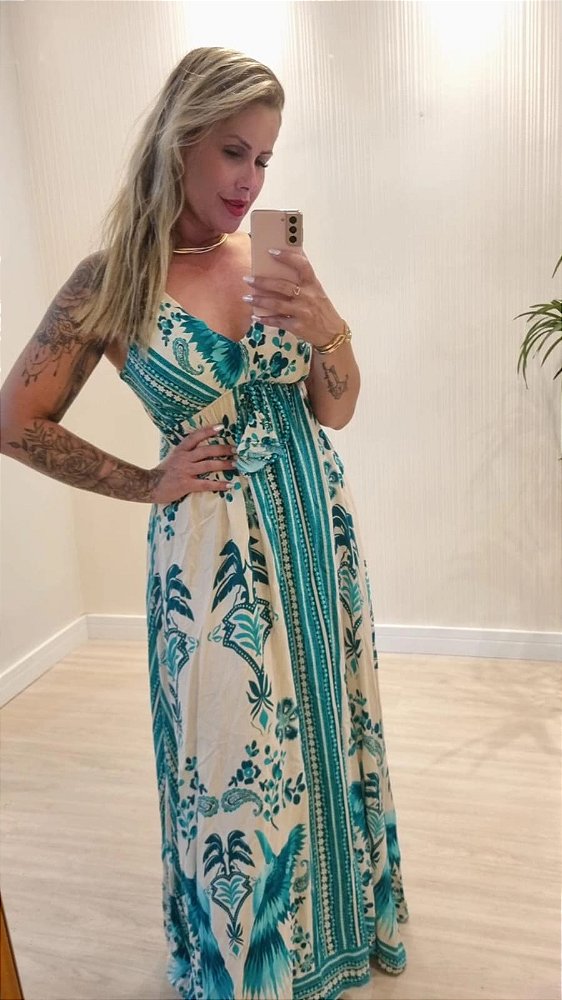 Vestido Longo  Clara U