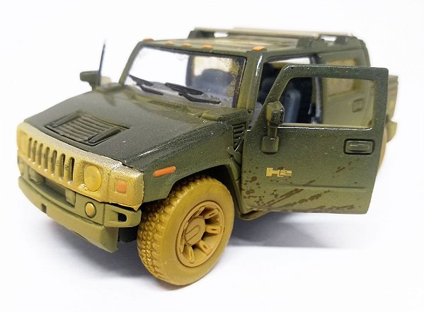 Hummer H2 SUT 2005  Verde - ESCALA 1/40 - 12 CM