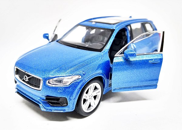 Volvo XC90 T6 Azul - Escala 1/38 -12 CM