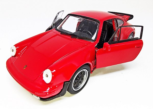 Porsche 911 Turbo 1974 Vermelho - Escala 1/43 11 CM