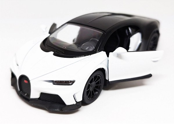 Bugatti Chiron Supersport Branco - Escala 1/38 12 CM