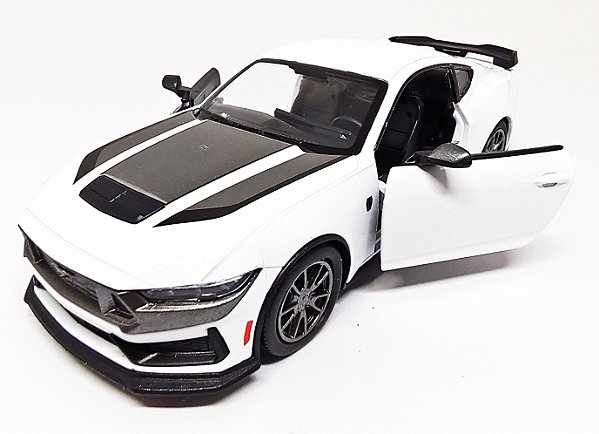 Ford Mustang Dark Horse 2024 Branco - Escala 1/38 - 12 CM
