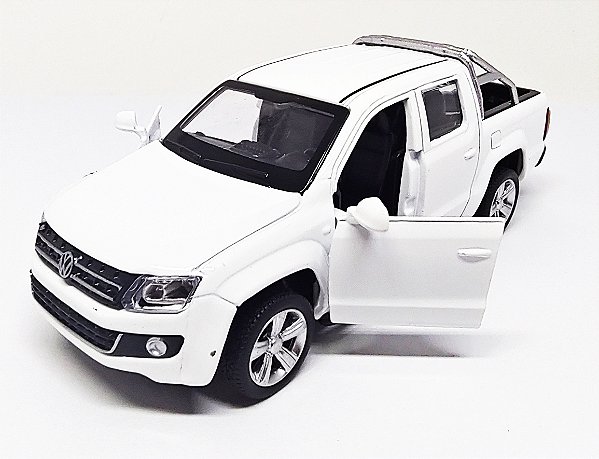 Volkswagen Amarok Branca  - ESCALA 1/46 - 11 CM
