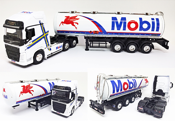 VOLVO FH500 MOBIL  - ESCALA 1/64 + CARRETA (ESCALA 1/64) = 25 CM