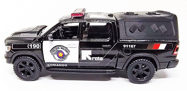 Dodge RAM CAMBURÃO Polícia Militar ROTA - Escala 1/46 - 13 CM