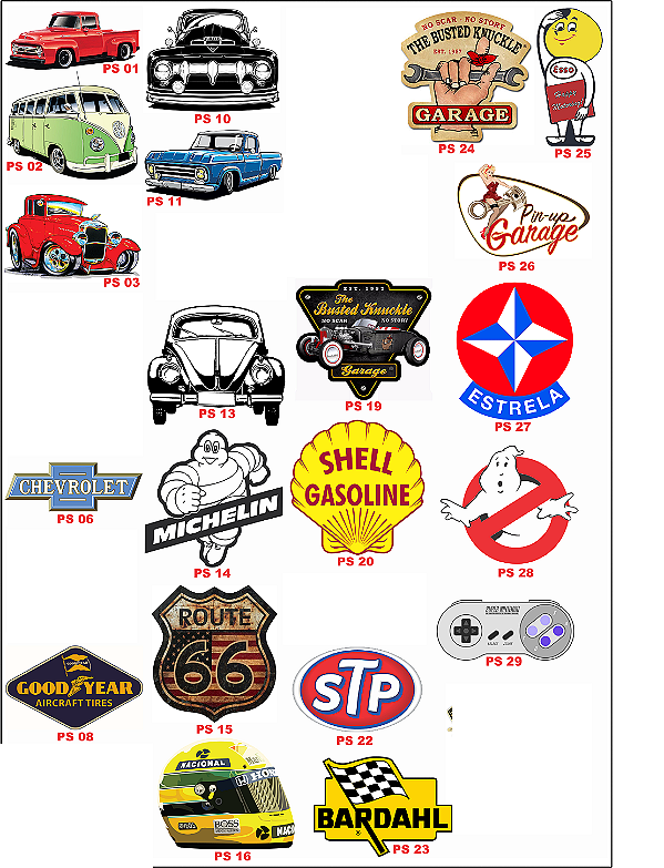 Placas Decorativas Vintage Especiais em MDF