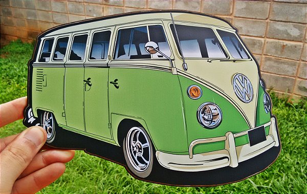 Placa Decorativa Volkswagen Kombi