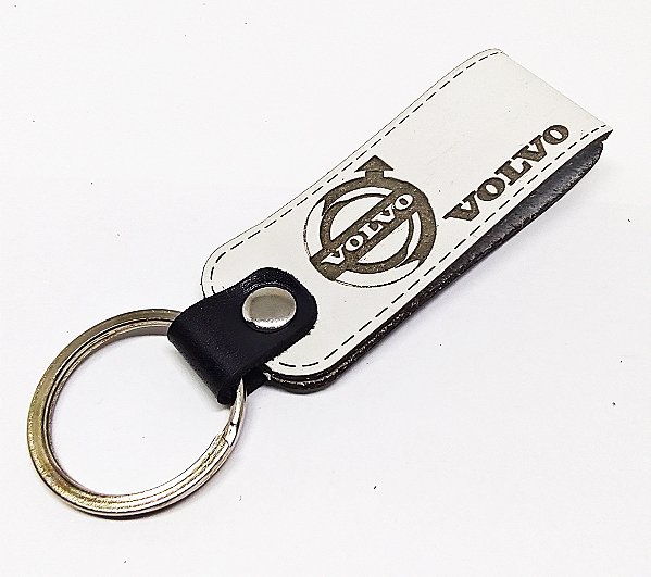 Chaveiro em Couro Legítimo Volvo