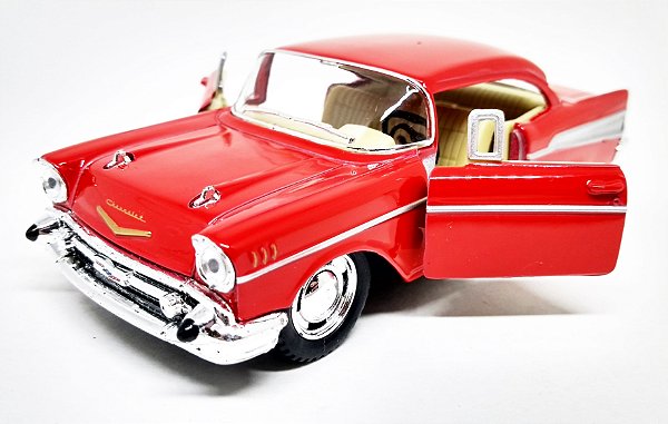 Chevrolet Bel Air  1957 Vermelho - Escala 1/38 - 12 CM