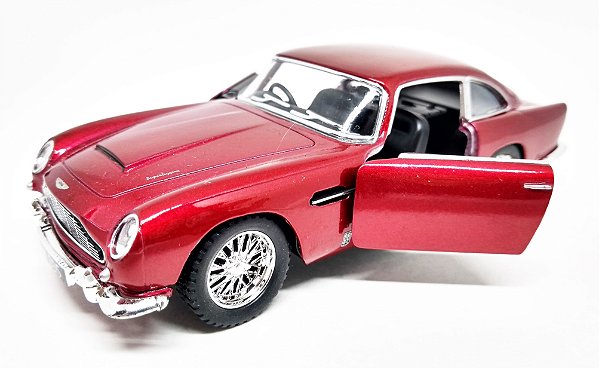 Aston Martin DB5 1963 Vinho - Escala 1/38 13 CM