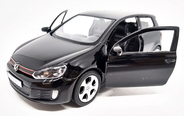 Volkswagen Golf GTI Preto - Escala 1/32 12 CM