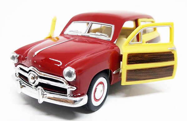 Ford Woody Wagon 1949 Vinho - Escala 1/40 13 CM