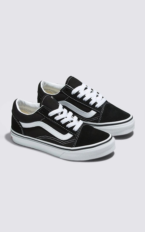 Tênis Vans Old Skool Infantil Black White
