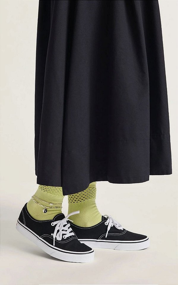 Tênis Vans Unissex Authentic Preto/ Branco