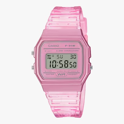 Relógio Casio Vintage Digital Rosa 21g
