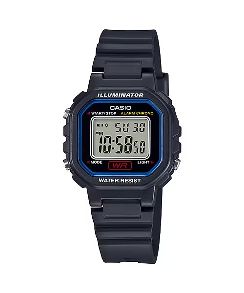 Relógio Casio Mini iluminator Digital Preto/Azul 16g