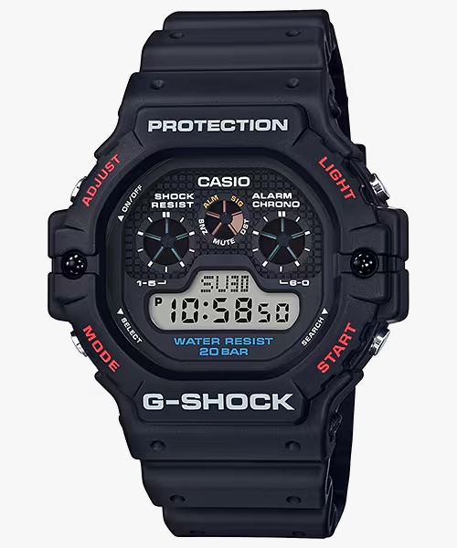 Relógio G-Shock DW-5900-1 branco 60g