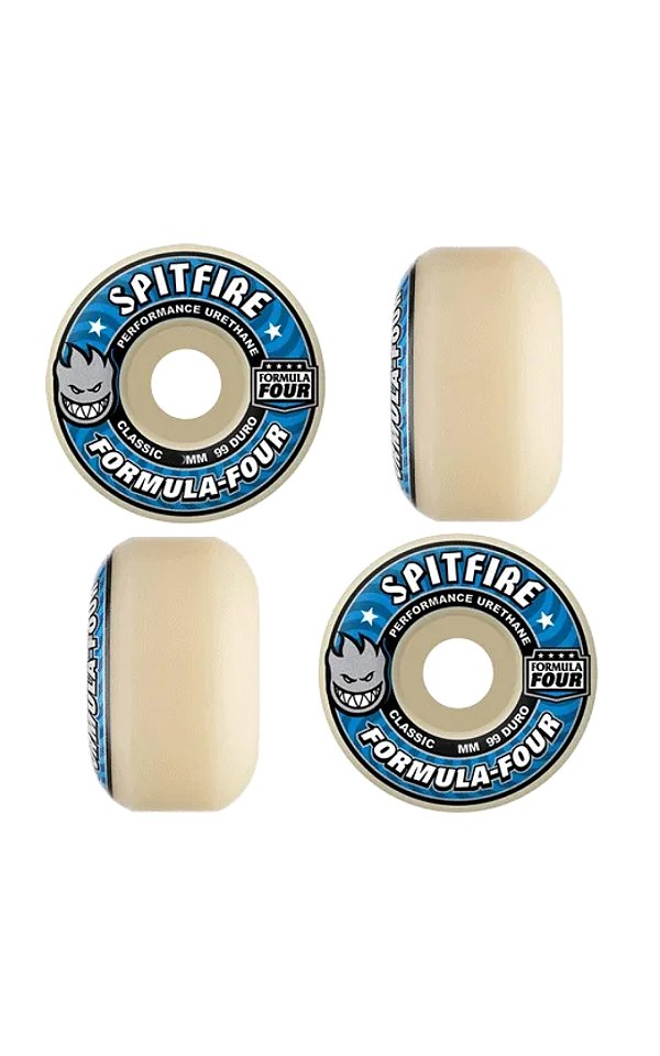 Roda SpitFire Formula Four Conical Full 53mm 99A - jogo