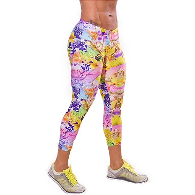 Calças Legging Corsario Neon Paradise -U