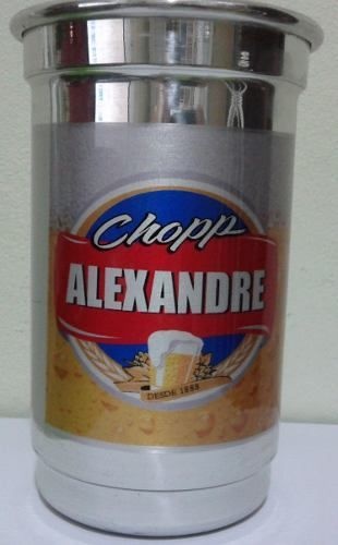 Copo Aluminio 600 Ml Personalizada - Ótima Qualidade