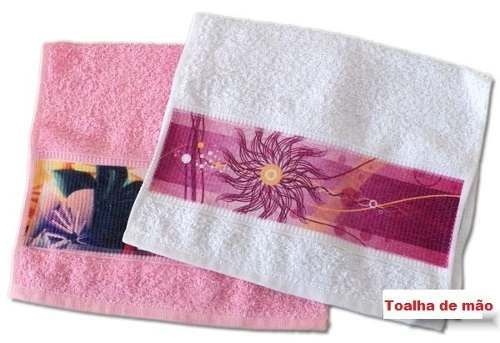 Toalha De Mão Personalizada Do Seu Jeito 29x50 Cm