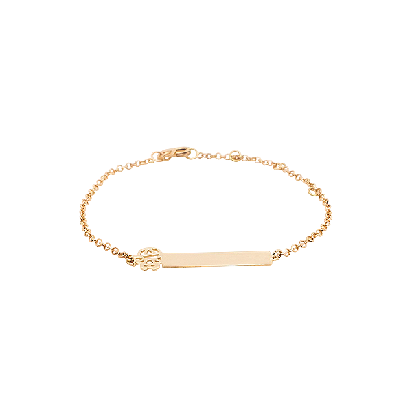 Pulseira de Ouro Amarelo 18k (Ps13813)