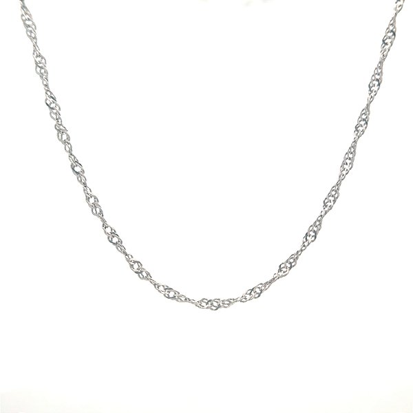 Corrente de Ouro Branco 18k (C172)