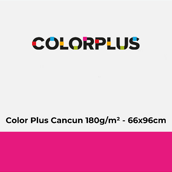Papel Color Plus Cancun 180g/m² 66x96cm - Pacote com 25 folhas